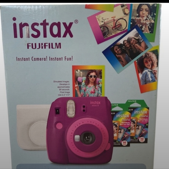 Instax Mini 9 Fujifilm Instant Camera - New in Box, unused. - Picture 2 of 5